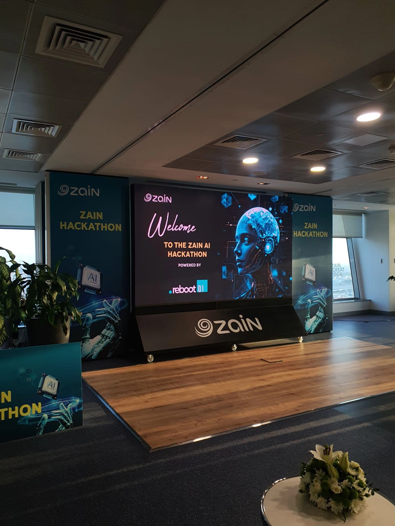 Zain Bahrain AI Hackathon 2025 visual 2